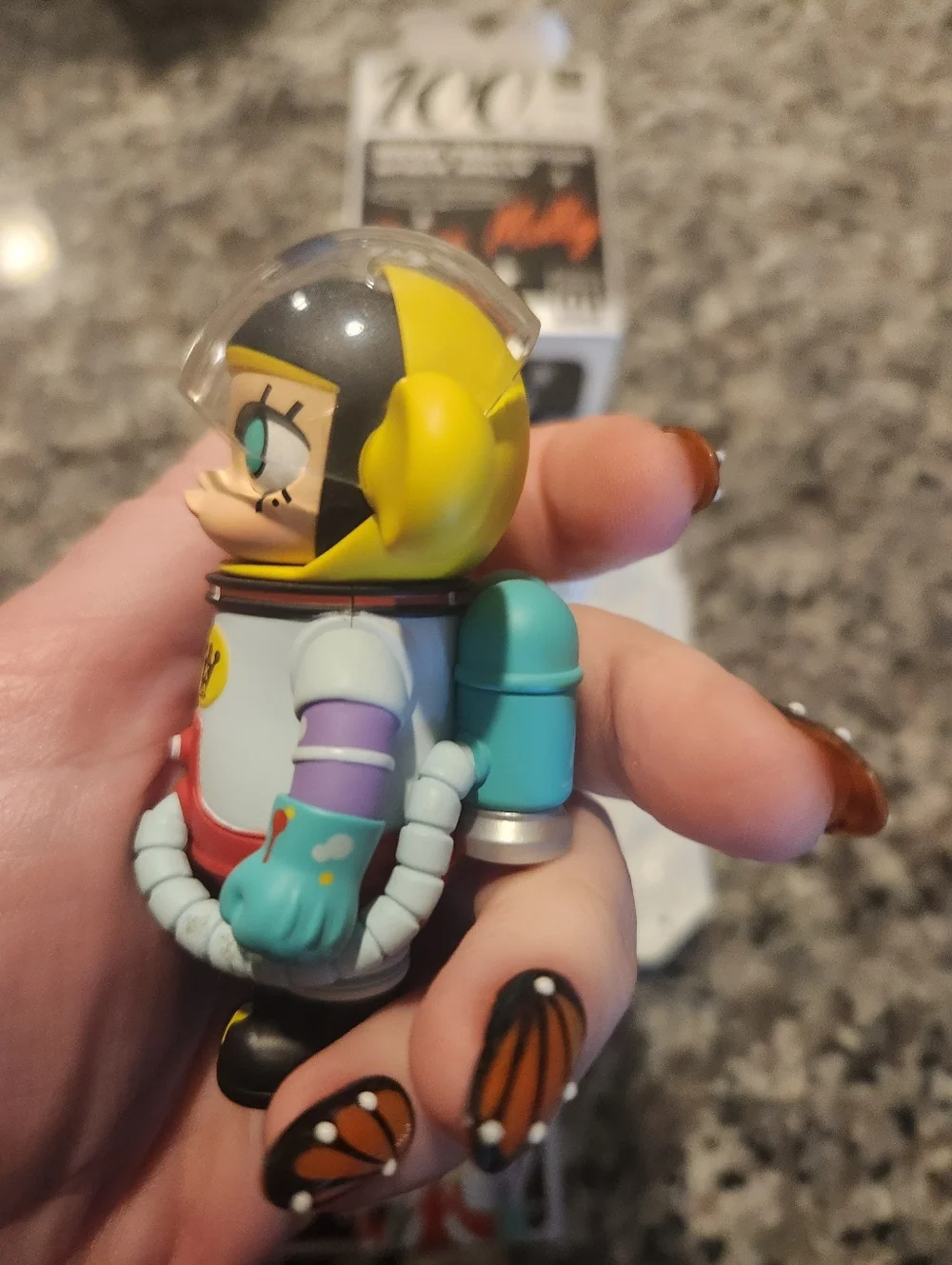 Pop Mart Mega Space Molly Series 1 Little Painter Molly Vinyl Blind Box Figure